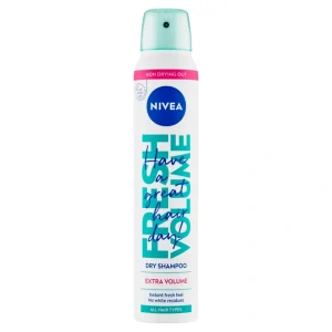 Nivea Fresh & Extra Volume Suchý šampon pro všechny typy vlasů 200ml